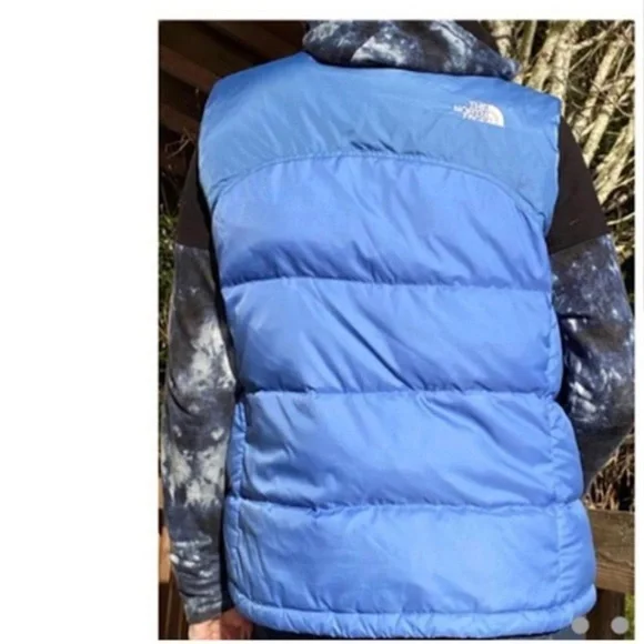 Vintage North Face Blue Nuptse Vest